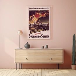 Join the Submarine Service Military Recruitment Poster