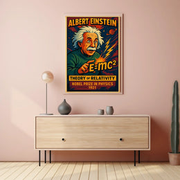 Albert Einstein Theory Of Relativity Poster