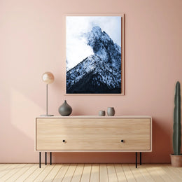 Majestic Snow-Capped Mountain Poster