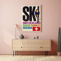 Ski Switzerland Poster