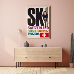 Ski Switzerland Poster