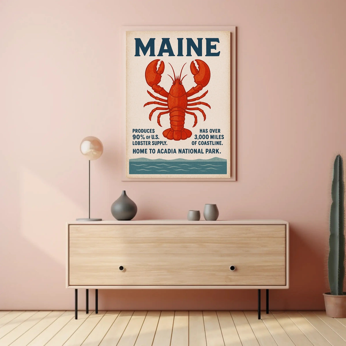 Discover Maine Poster