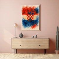Croatian Coat Of Arms Artistic Poster