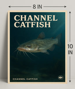 Channel Catfish Poster PosterGoat