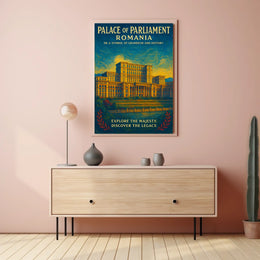 Palace Of Parliament Romania Poster