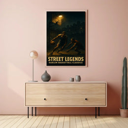 Harlem Basketball Classics Vintage Sports Poster PosterGoat