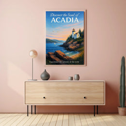 Discover the Soul of Acadia Poster