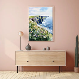 Ireland Cliffs of Moher View Poster