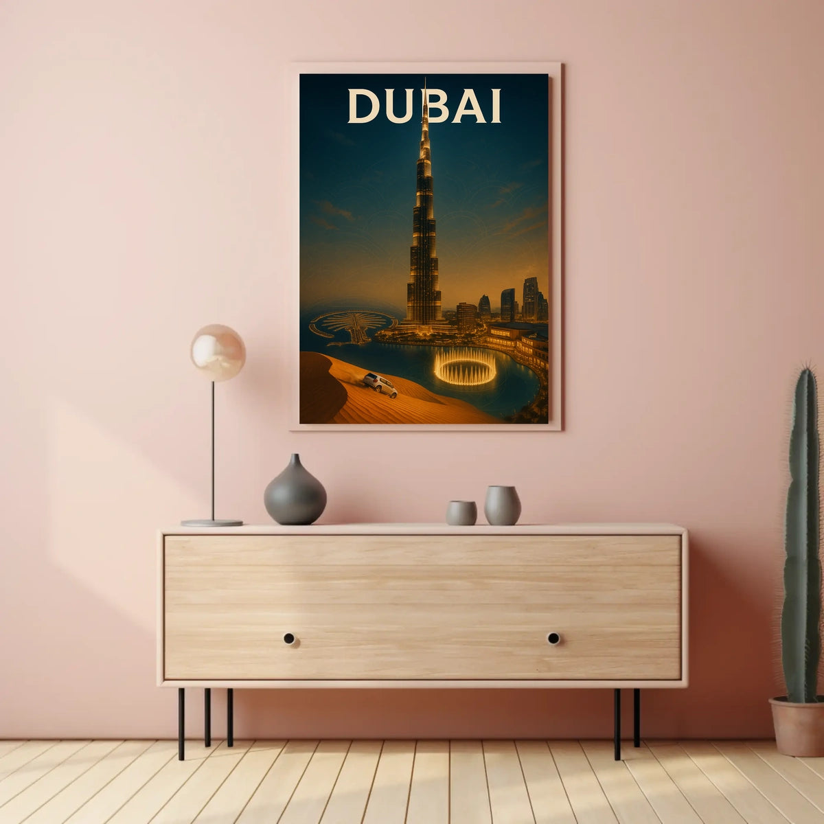 Dubai City Of Modern Marvels Modern Poster