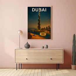 Dubai City Of Modern Marvels Modern Poster