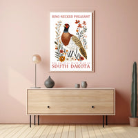Ring-necked Pheasant State Pride Art Poster