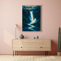 Niagara Falls Vintage Travel Art - Travel Poster