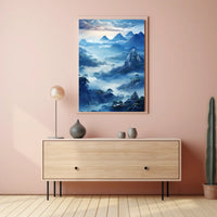 Mystical Mountain Landscape Poster