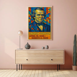 Andrew Johnson 17th President Poster