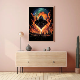 Cosmic Arrival Poster