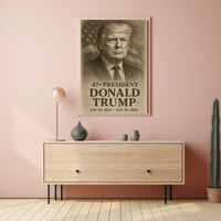 Donald Trump 47th President Poster