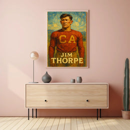 Jim Thorpe Portrait Poster
