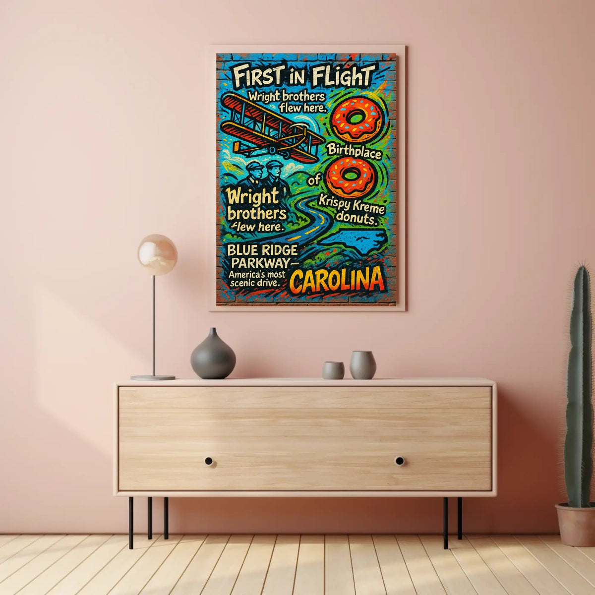 First in Flight Celebrating Carolina Poster