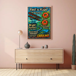 First in Flight Celebrating Carolina Poster