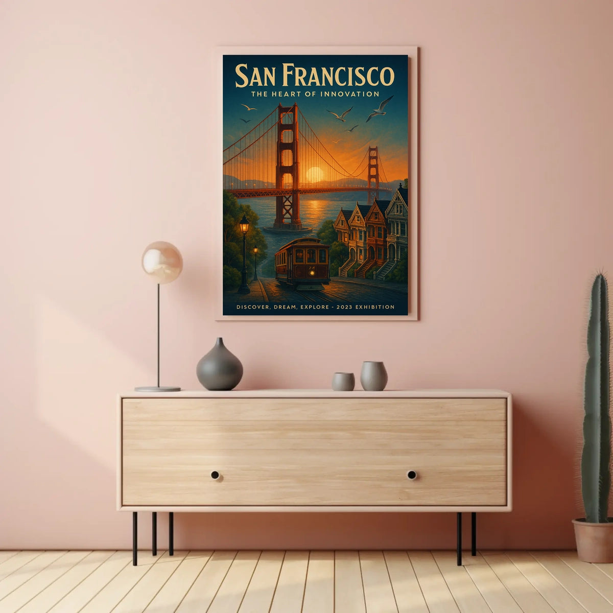 San Francisco The Heart of Innovation Poster
