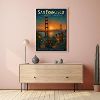 San Francisco The Heart of Innovation Poster