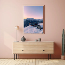Mountain Serenity At Dusk Poster