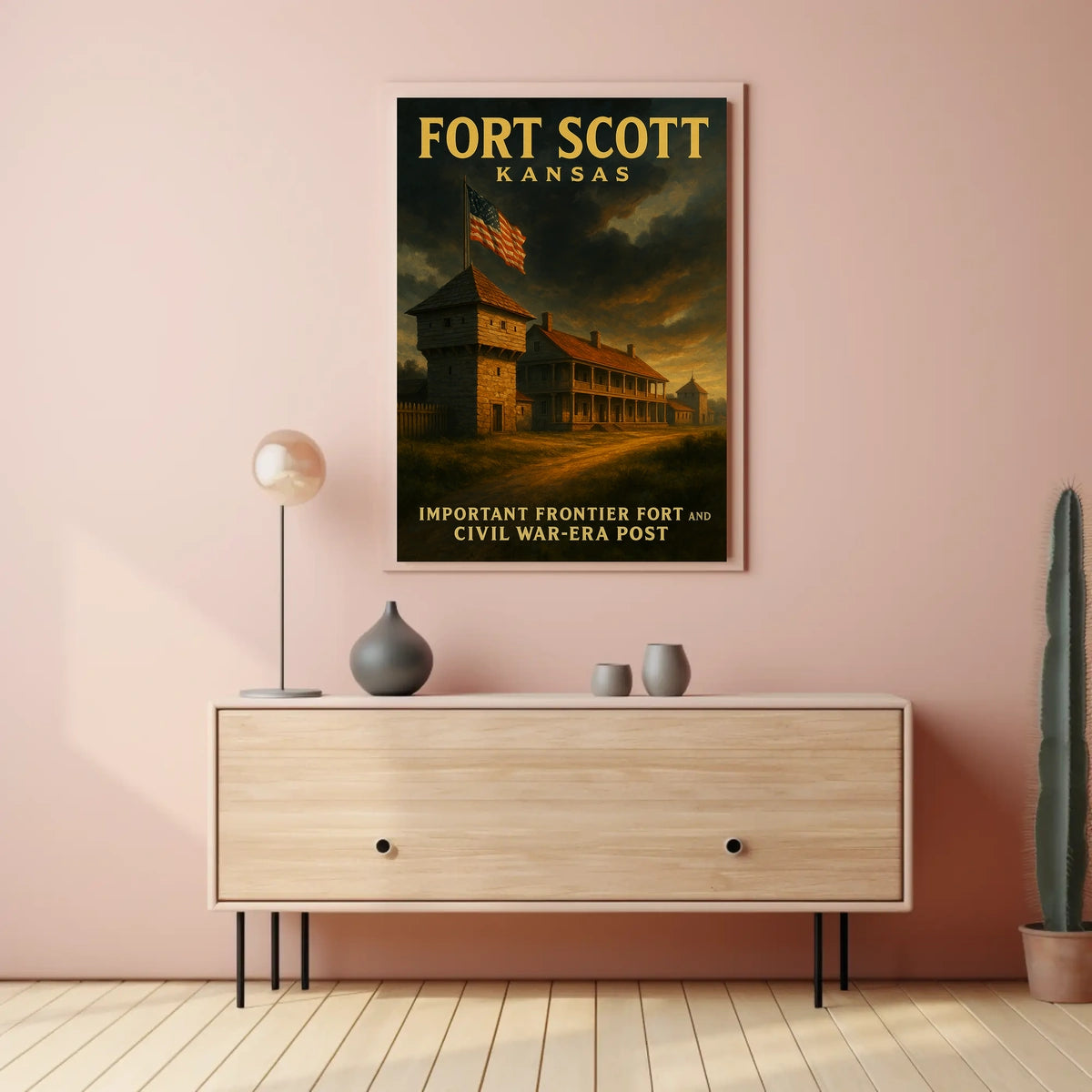Fort Scott, Kansas Civil War-Era Post Poster