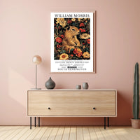 William Morris Cotton Prints Exhibition Artistic Poster