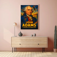2nd President American Heritage Historical or Presidential Poster PosterGoat