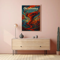Oklahoma Land Of Lakes And Music Poster