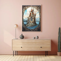 Enchanted Castle By The Sea Poster