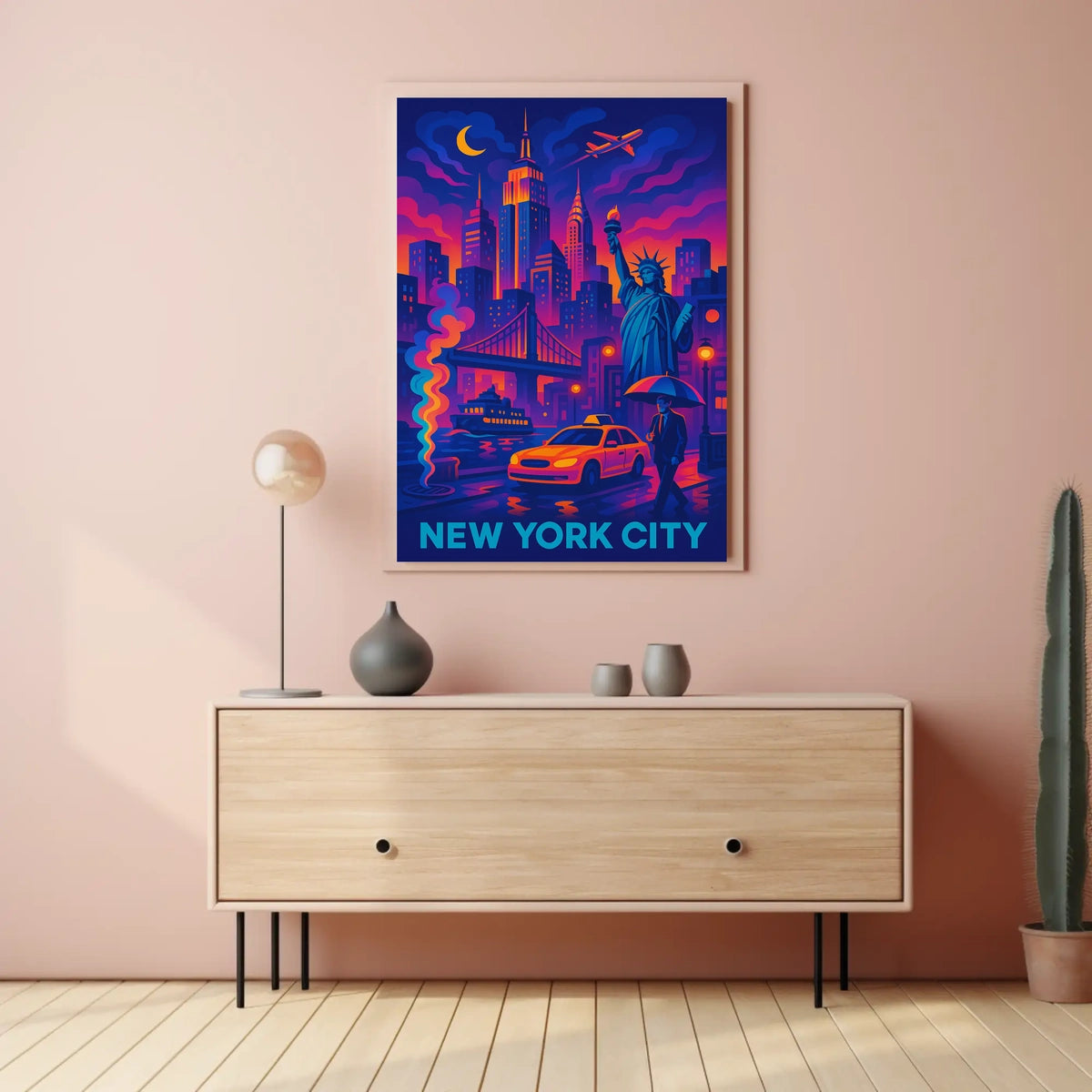 New York City Skyline Poster