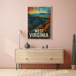 West Virginia Scenic Poster
