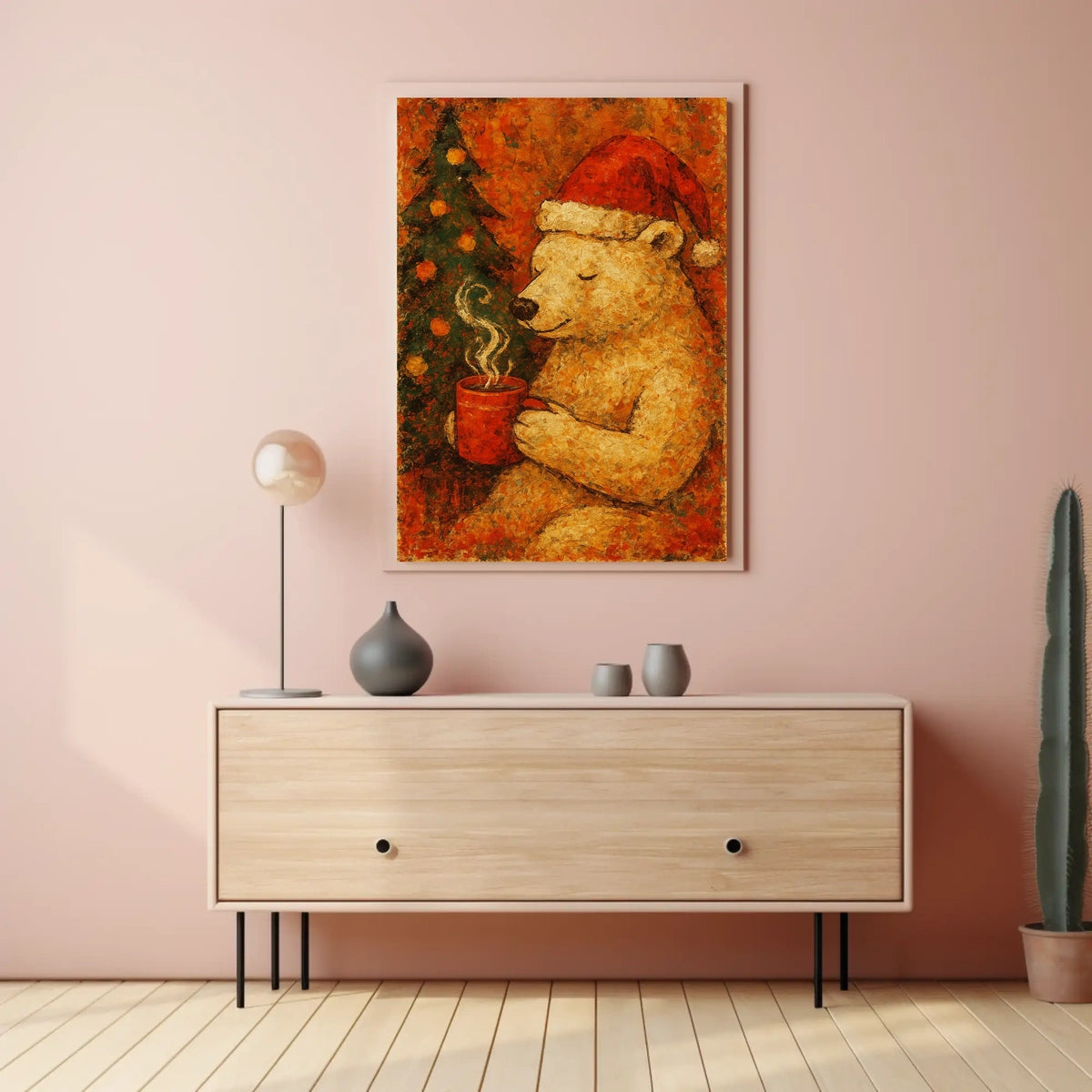 Bear Christmas Poster