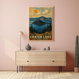 Crater Lake National Park Poster