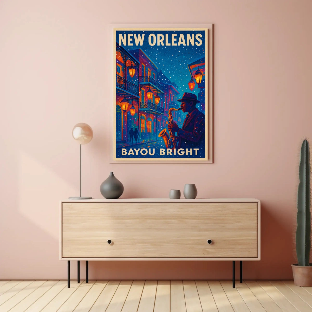 New Orleans Bayou Bright Poster