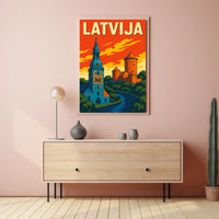 Discover Latvia Poster