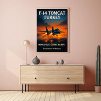 F-14 Tomcat Soaring High Poster PosterGoat