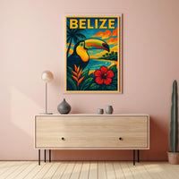 Belize Tropical Paradise Poster