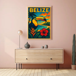 Belize Tropical Paradise Poster