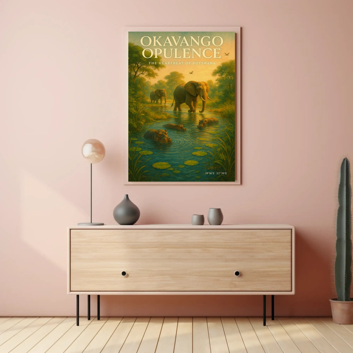 Okavango Opulence Poster