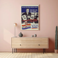 Sacrifice and Patriotism WWII Poster