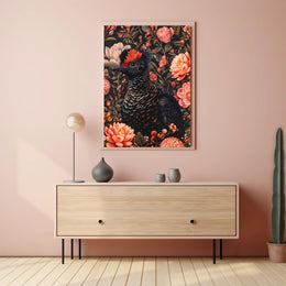Floral Majesty Wall Art Print for Home Decor