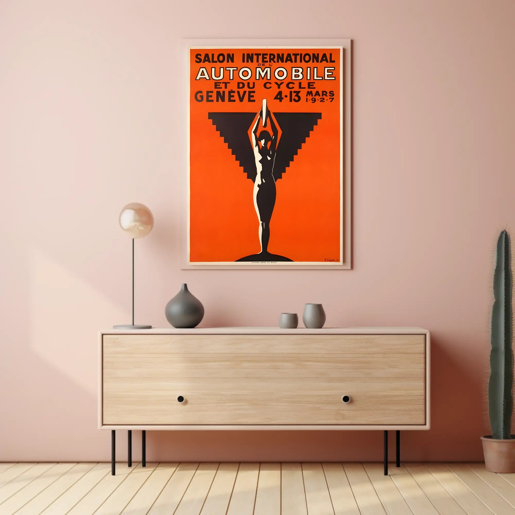Geneva International Motor and Cycle Show 1927 Poster