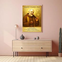 Saint Padre Pio Poster PosterGoat