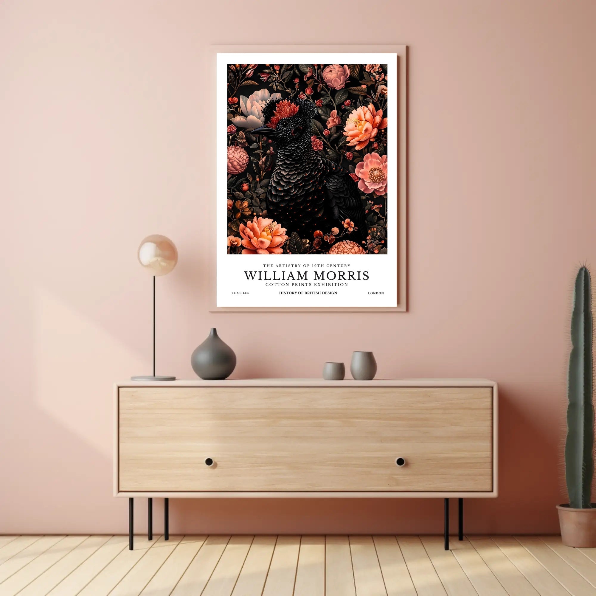 William Morris Textile Design Vintage Artistic Poster