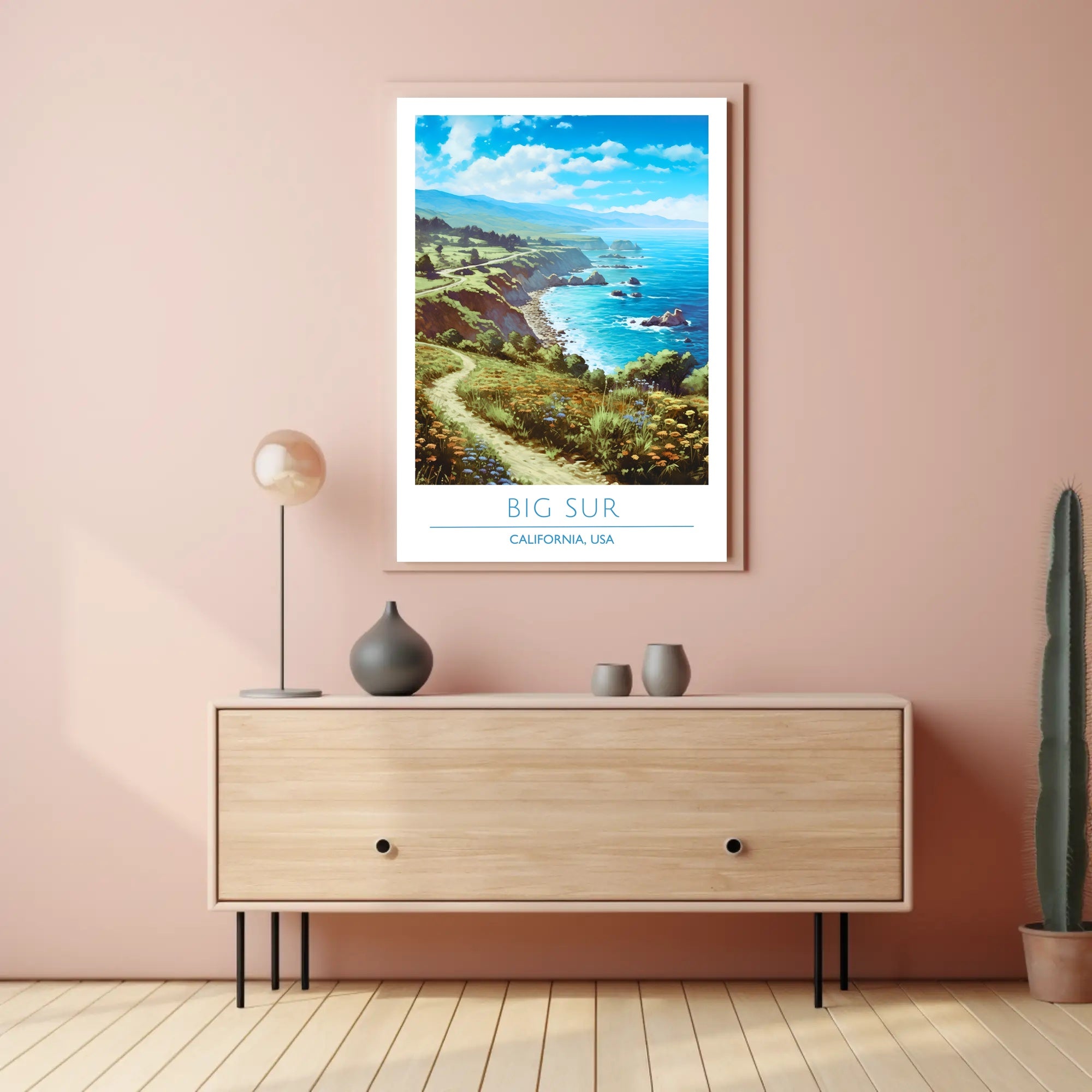 Scenic Big Sur Poster