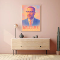 Malcolm X Portrait Poster