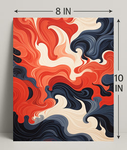 Swirling Colors Of Expression Poster