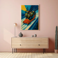Reindeer Bobsled Adventure Poster